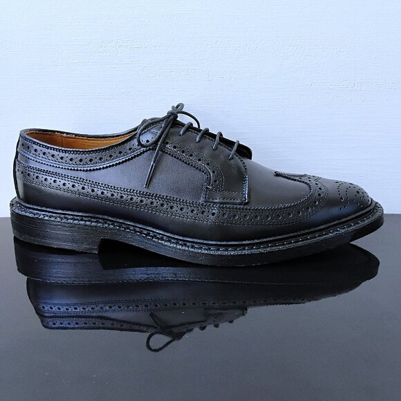 Allen Edmonds Men MacNeil Wingtip Fine Dress Shoes in Black-Handcrafted in USA main image 12